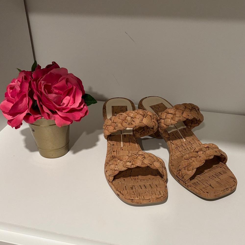 Dolce Vita Cork Braided Sandals